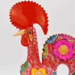Coq de Barcelos 25cm rouge - Prazeres Côta