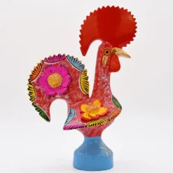 Coq de Barcelos 25cm rouge - Prazeres Côta