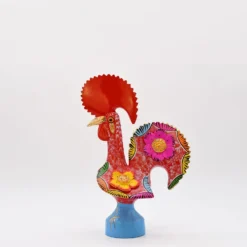 Coq de Barcelos 25cm rouge - Prazeres Côta