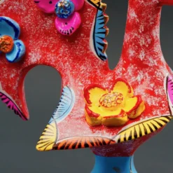 Coq de Barcelos 25cm rouge - Prazeres Côta