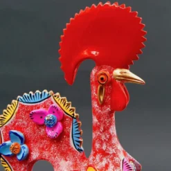 Coq de Barcelos 25cm rouge - Prazeres Côta