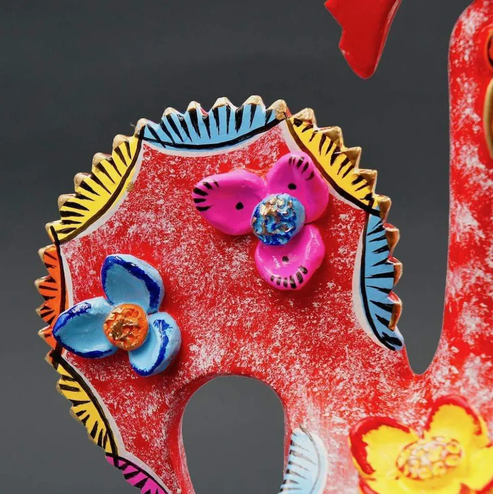 Coq de Barcelos 25cm rouge - Prazeres Côta