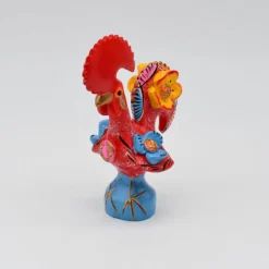 Coq de Barcelos 15cm rouge - Prazeres Côta
