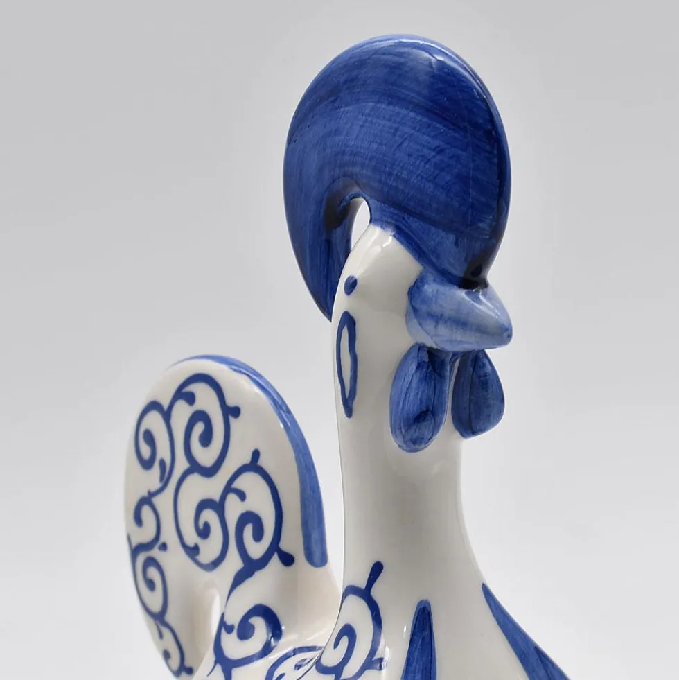 Coq de Barcelos traditionnel en céramique