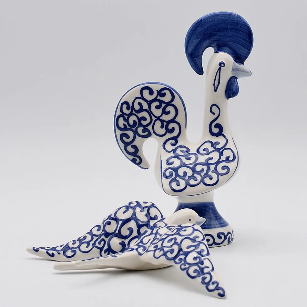 Coq de Barcelos traditionnel en céramique