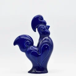 Coq en céramique - Bleu