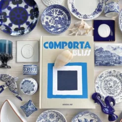 Coq portugais en céramique - Bleu