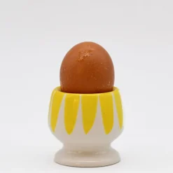Coquetier rayé 