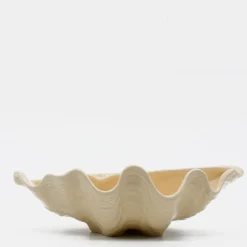 Coquillage en céramique 30cm - Beige