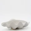 Coquillage en céramique 28cm - Blanc
