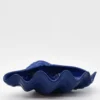 Coquillage en céramique 28cm - Bleu Cobalt