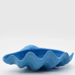 Coquillage en céramique 28cm - Bleu Turquoise