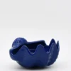 Coquillage en céramique 16cm - Bleu Cobalt