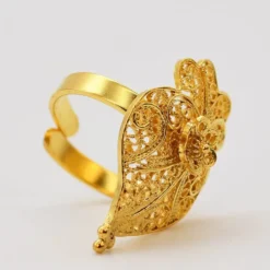 Coração de Viana I Bague en argent doré