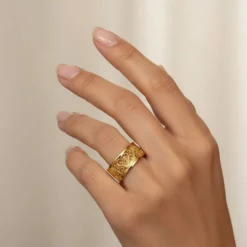Coração de Viana I Bague en argent doré