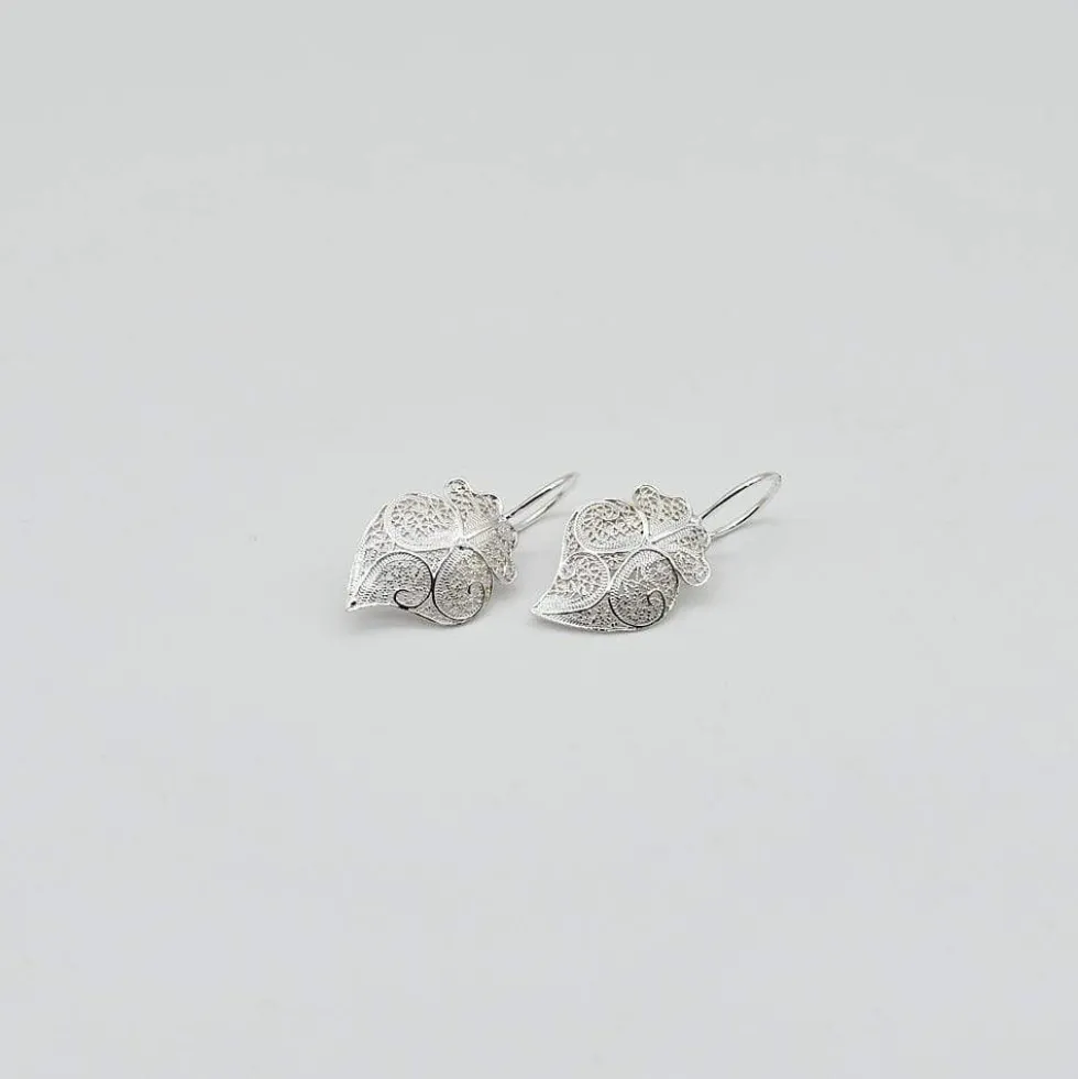 Coração de Viana I Boucles d'oreille en argent - 2cm
