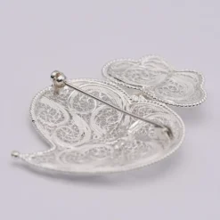 Coração de Viana I Broche en argent - 6cm