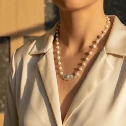 Coração de Viana I Collier de perles et Coração de Viana