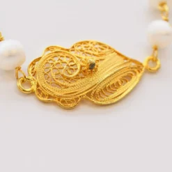 Coração de Viana I Collier de perles et Coração de Viana