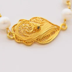 Coração de Viana I Collier de perles et Coração de Viana