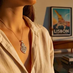 Coração de Viana I Pendentif en argent - 3.5cm