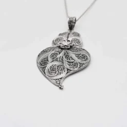 Coração de Viana I Pendentif en argent - 3.5cm