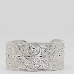 Coração I Bracelet manchette en argent