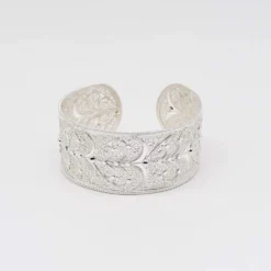 Coração I Bracelet manchette en argent