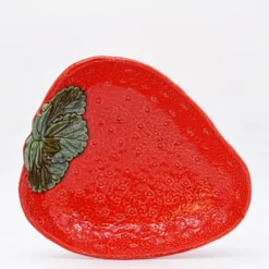 Corbeille à fruits en céramique en forme de fraise - 30cm