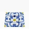Coupe creuse en verre fusionné "Azulejos"