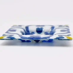 Coupe creuse en verre fusionné 