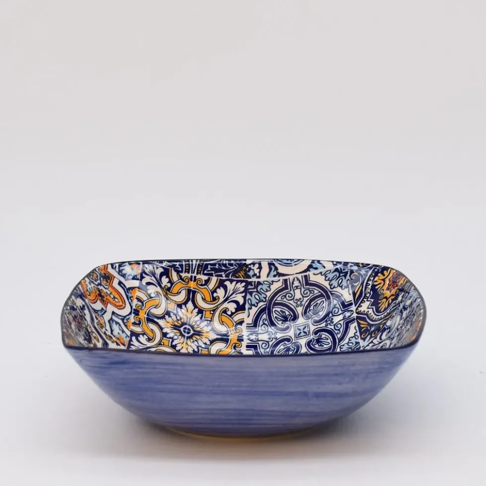 Coupe en céramique "Azulejos" - Bleue
