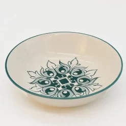 Coupe en céramique "Brasão" 13cm - Verte