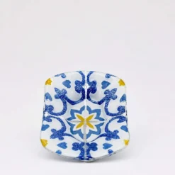 Coupe en verre fusionné "Azulejos"