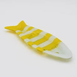 Coupe à olive en verre - Jaune