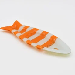 Coupe à olive en verre - Orange