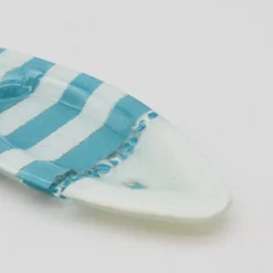 Coupe à olive en verre - Turquoise