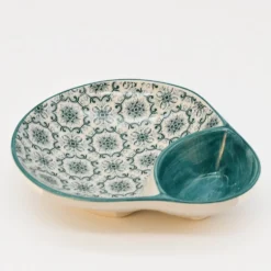 Coupe à olives en céramique "Padrão" - Vert