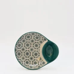 Coupe à olives en céramique "Padrão" - Vert