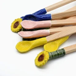 Couverts de service en forme de chou - Vert