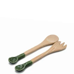 Couverts de service en forme de chou - Vert