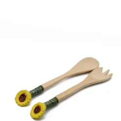 Couverts de service en forme de Tournesol