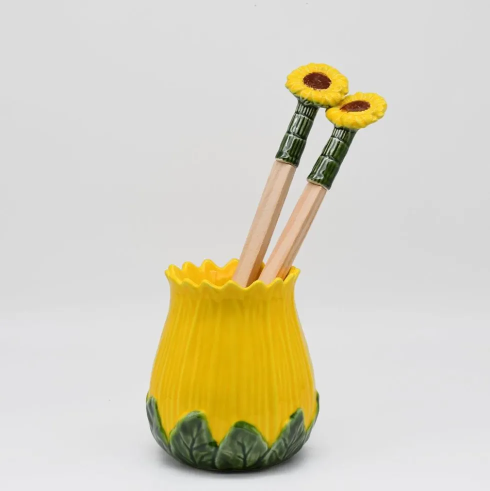 Couverts de service en forme de Tournesol