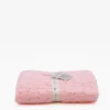 Couverture en maille pour bébé - Rose