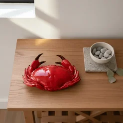 Crabe en céramique - Rouge