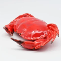 Crabe en céramique - Rouge