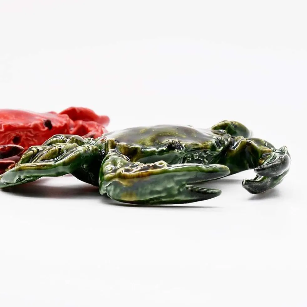 Crabe en céramique - Rouge