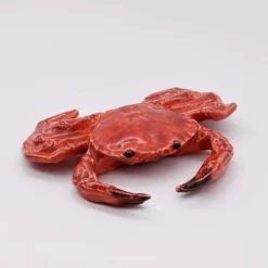 Crabe en céramique - Rouge