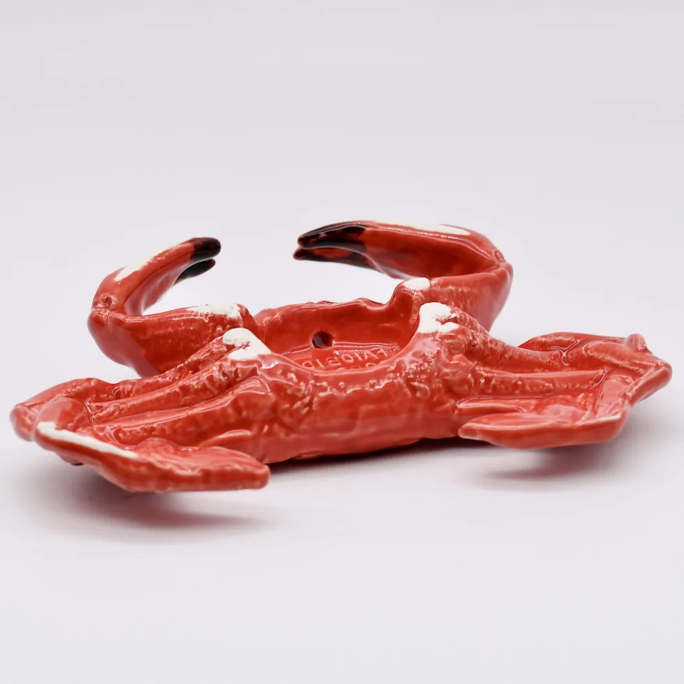 Crabe en céramique - Rouge
