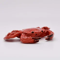 Crabe en céramique - Rouge